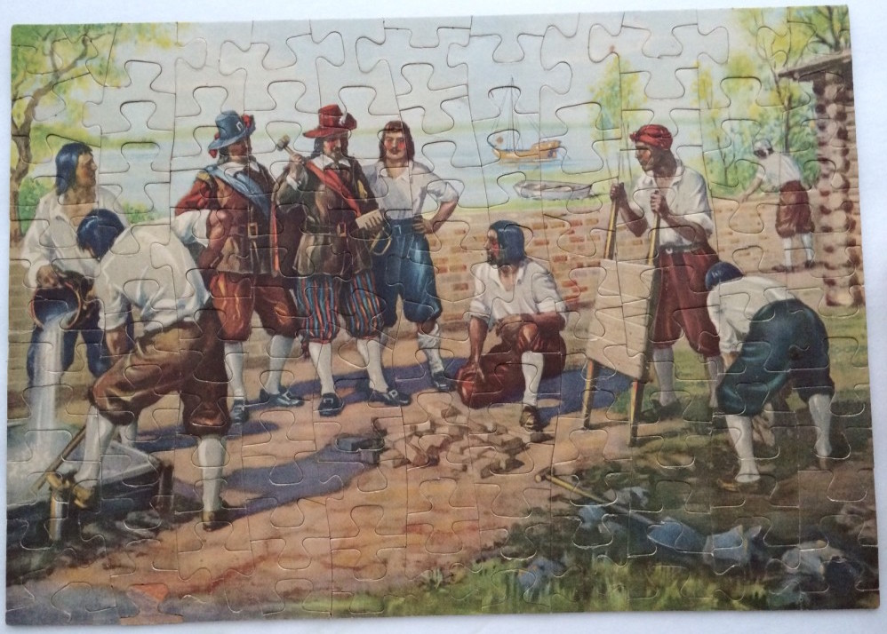 Brand: Dominion Retail Grocers  Stores

Dominion Jigsaw Puzzle

Title: The Dominion of Canada Series Champlains Wall

Size: 14.75 x 16.5