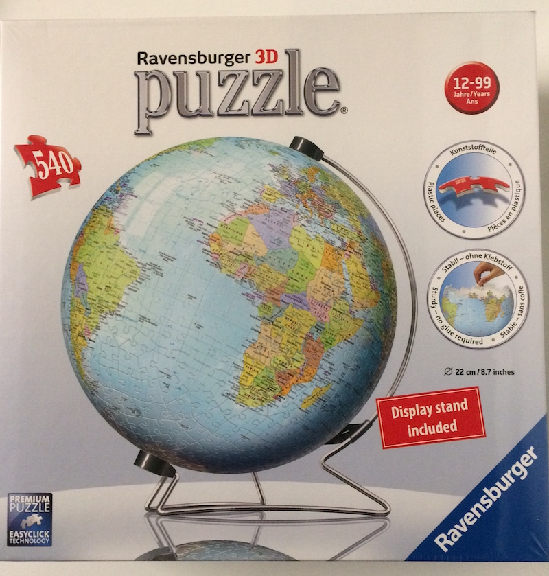 Ravensburger The Earth 540 Piece 3D Jigsaw Puzzle for Kids and Adults -  Easy Click Technology Means Pieces Fit Together Perfectly