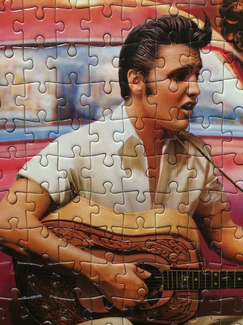 Elvis Presley With Guitar 1000 piece jigsaw puzzle 490mm x 680mm pz 