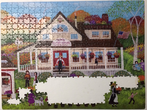 Cardinal Mums Guest House 1000 Pcs Puzzle 24x18 for sale online