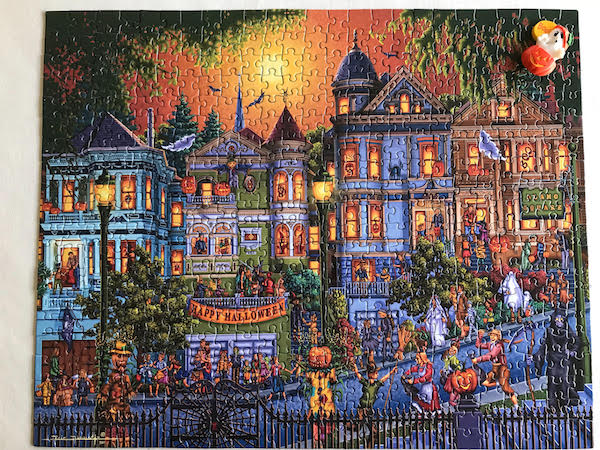 Dowdle Folk Art 500 Piece Puzzle All Hallow/'s Eve 16/"x20/" Finished Sz Halloween
