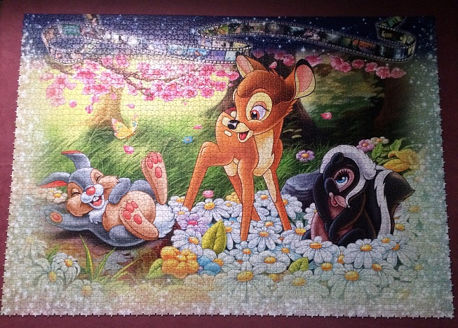 I finished the Ravensburger Disney Memorable Moments 40,320 piece