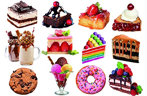 Freak Shakes12 Mini Shaped Jigsaw Puzzles500 Color Coded Pieces 