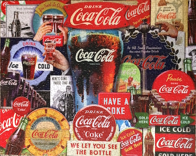 1500-Piece Springbok Coca-Cola Christmas Jigsaw Puzzle 