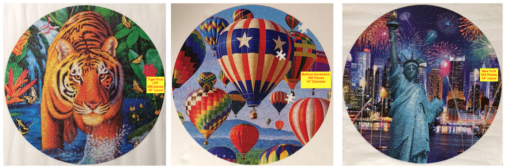 Round Puzzle Cra-z-art Balloons 14 Inch Finished Size 350pc 