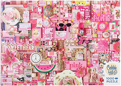 COBBLE HILL Pink Jigsaw Puzzle (1000 Piece)