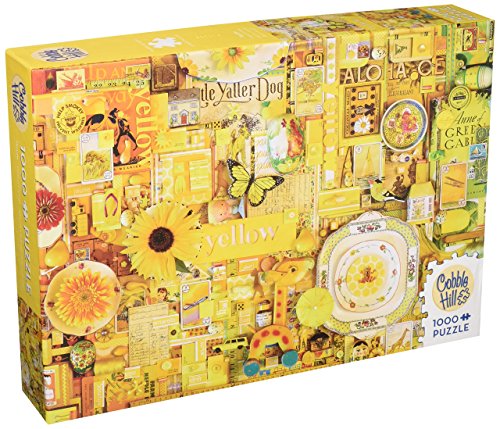 COBBLE HILL Yellow Jigsaw Puzzle (1000 pieces)
