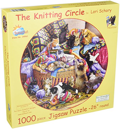 SunsOut 34961 1000 Piece Knitting Circle Puzzle Art and Craft Product