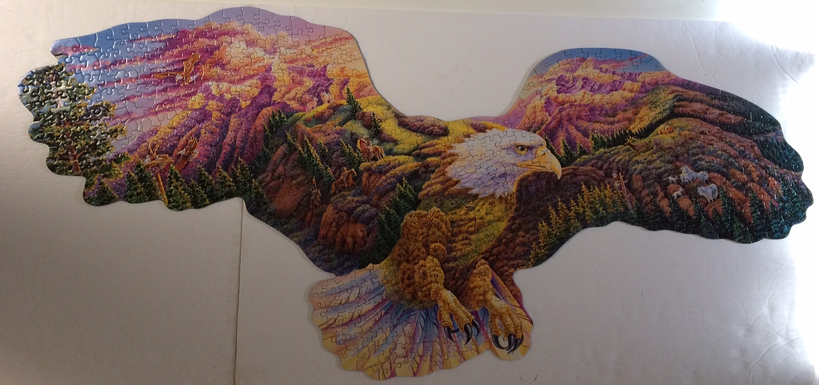 Wings Of Eagle Jigsaw Puzzle
